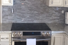 Kitchen Backsplash: Glass mosaic tile, in Commerce City, Colorado